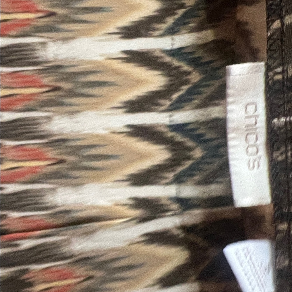 Chico's Multicolor Patterned Pants - image 3